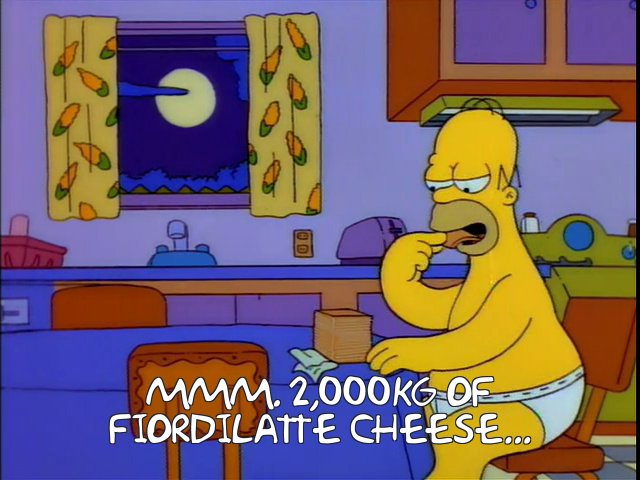 2,000 kilograms of fiordilatte cheese