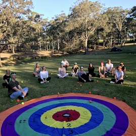 Survivor Giant Sling Target Team Building