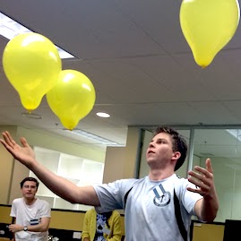 Minute To Win It Balloon Juggle Indoor Team Bonding Game