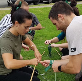 Classic Amazing Race Construction Challenge Team Building Twig Towers