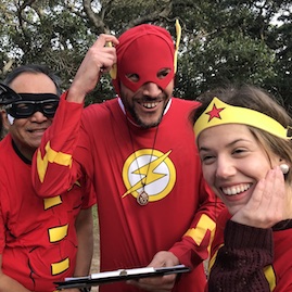 Super Hero Costumes The Flash Wonder Woman Corporate Team building