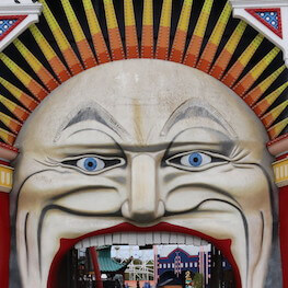 Luna Park Face Melbourne Great Race Australia