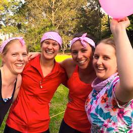 Hens Party Girls Fun Girls Weekend Pink bandanna