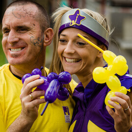 Starlight Amazing Race Captain Starlight Captain Side Pony Balloon Animals