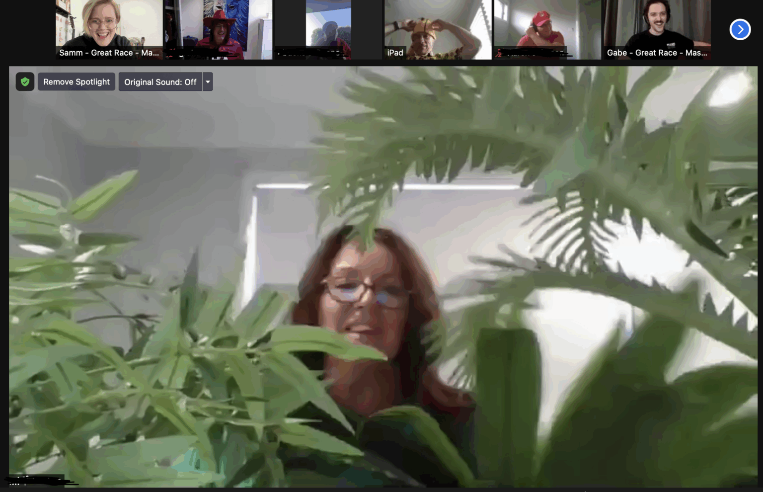 Remote team building event with great race