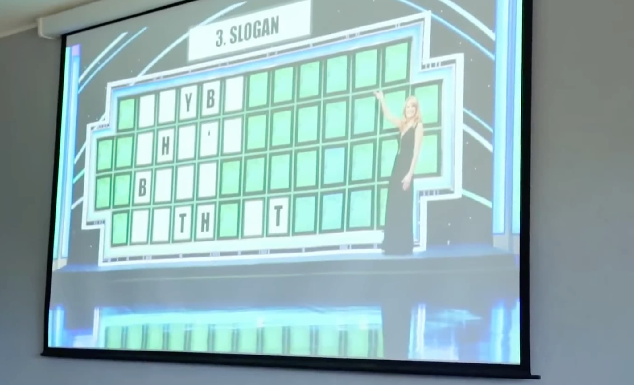 WHEEL OF FORTUNE Game Show Round